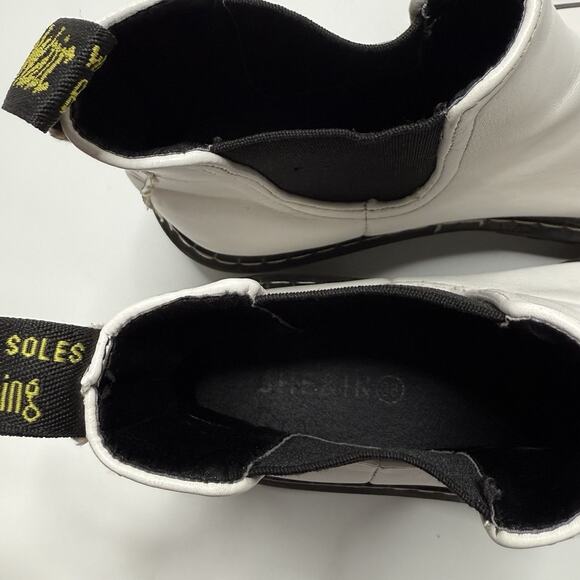 SHE & IN Boots Women Size 7.5-8 (38) Quad Platform White Ankle BOOTS Airwair - Picture 6 of 10